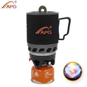 APG 1400 ml portable randonnée camping cuisinière à gaz système de brûleurs et cuisson sans conduit 3214
