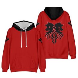 Aphmau Merch Hoodies Aaron Rits Varsity Jacket Merch Zip Hoodies Crewneck Trui Winter Mannen Vrouwen Y2K Sweatshirt 240126