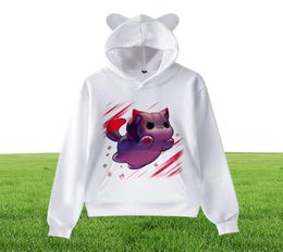 Aphmau merch kids sweat à capuche pour garçons filles harajuku sweat-shirt streetwear hip hop kawaii chat oreille pullor veste à capuche cosplay4655742