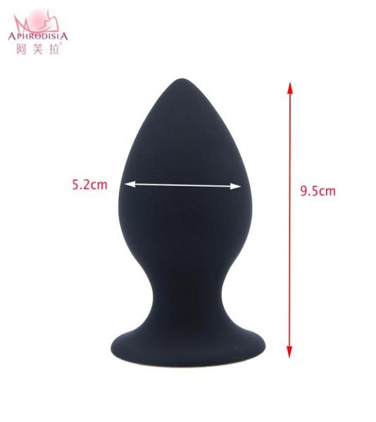 APHRODISIA Silicone Anal Butt Plug avec Stable Forte Ventouse Jouets Sexy pour Hommes ou Femmes Produits de Sexe pour Femmes Y181108026193749