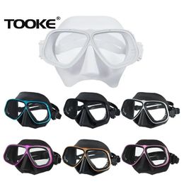 Apollo vergelijkbaar legeringsframe gratis duikmasker kan worden uitgerust met bijziendheid maskerglazen laag volume 65cc scuba masker opblaasbare natte buis 240506