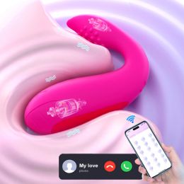 Application Bluetooth Control Vibrator Egg pour les femmes Stimulatrice clitoris portable G Vibrateur Love Oeuf Adulte Adulte Vibrant Sex Toy