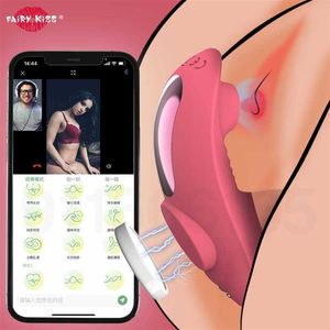Vibromasseur Bluetooth avec application pour femmes, télécommande, Mini ventouse de Clitoris, petit Vibro sur culotte Sexy, stimulateur de Clitoris, sexe pour adultes