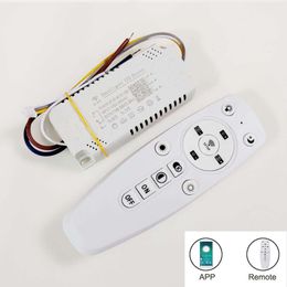 Controlador de control de aplicaciones 2.4G Transformador LED inteligente remoto 12-24W 40W 80W 120W 360W para una lámpara de araña de color incomprable cambiando de color