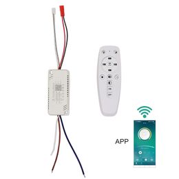 Control de aplicaciones Controlador LED 2.4G Transformador LED inteligente remoto (20-40W) X2 (40-60W) x2 para candelabros de color cambiable de color incomitable