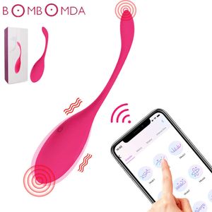 App -controle trillende eieren Vibrators seksspeeltjes voor vrouwen spotten draadloos slipjes vibrator ben wa vaginale kegelbal