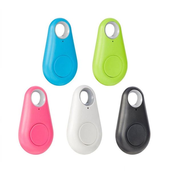 Dispositivos controlados por aplicaciones Mini Fashion Smart Dog Pets Bluetooth 4.0 GPS Tracker Alarma anti-pérdida Inalámbrica Bolsa para niños Billetera Buscador de llaves Loca Otfuq