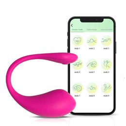 Vibromasseur Vaginal télécommandé par application, Machine portable, stimulateur de clitoris, œuf sautant, érotique pour Couples de femmes adultes