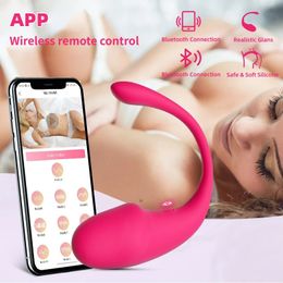 APP Vagina Balls Salir usando Bluetooth Control remoto inalámbrico Masturbación femenina Juguetes sexuales para mujeres Productos para adultos Jump Egg 240130