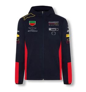 Kleding 2021 F1 Formula One Team Racing Workwear Heren Casual jack met capuchon, trui en kasjmieraanpassing Dezelfde stijl