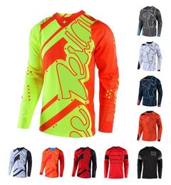 Vêtements Downhill VTT Motocross Jersey Hommes Offroad Moto Racing T-shirt Long Été Mountain Biker Séchage Rapide Maillots De Cyclisme