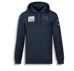 Vêtements F1 Formule 1 Team Sweat à capuche Fans de course surdimensionné Zip Up Printemps Automne Sport décontracté Veste coupe-vent