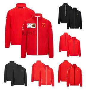 Kleding F1 Jas Formule 1 Team Racing Pak Herfst Winter Heren Zip Up Hoodie Buitensporten Warme Trui Casual Jas Grote maten Aangepast TGJ4