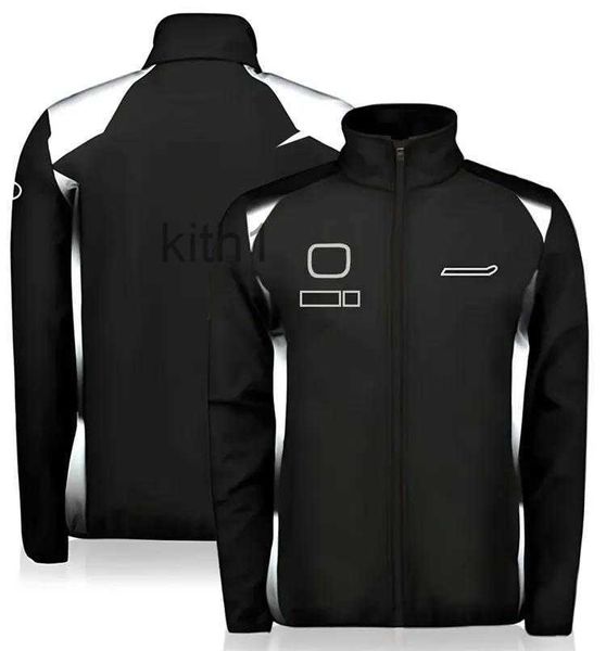 Vêtements F1 Jacket Team Joint Zipper Pull à manches longues Veste de course Hommes et femmes Fan Vêtements peuvent être personnalisés U76P