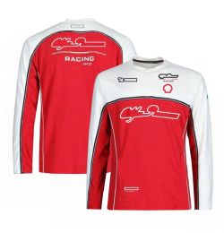 Apparel F1 Racing Suit 2023 Nieuwe team Crew Neck T -shirt herenracer met dezelfde T -shirt Custom Longsleved top