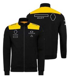 Vêtements uniforme de l'équipe de course F1 et veste de sport décontractée à capuche avec fermeture éclair
