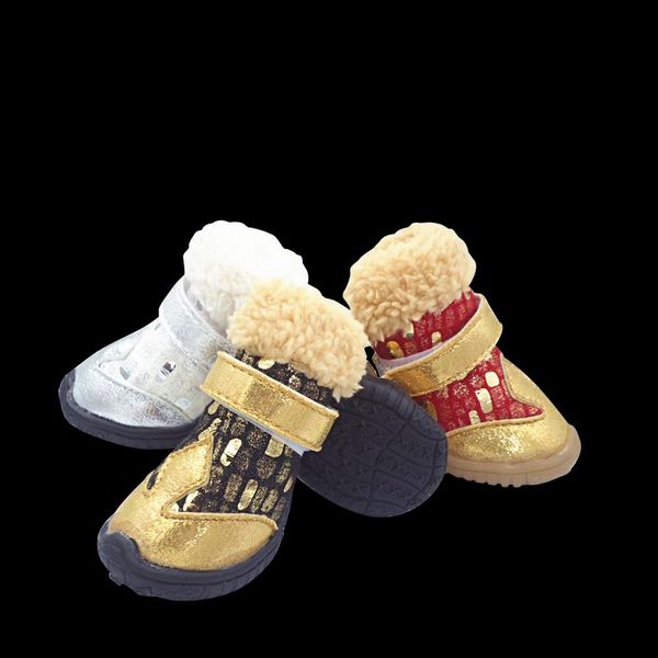 Vêtements de luxe chaussures pour chiens imperméables bottes de pluie antidérapantes neige chaude réfléchissantes pour petits moyens grands chaussures de sport pour animaux de compagnie chaussures de chien