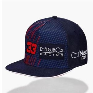 Vêtements Nouveau chapeau de course Verstappen logo entièrement brodé 33 équipe chapeau de soleil222W