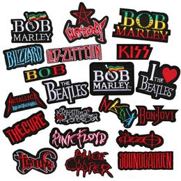 Apparel Patches Pas Mixed Iron Toekjes Patches Rock Band Muziek Badges Punk Borduurde stickers aan voor jasje jeans DIY Applique aanpassen