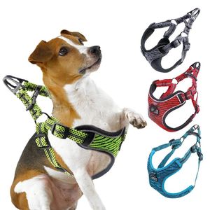 Vêtements Harnais pour petit chien pour chiens de taille moyenne Accessoires pour chiots Poméranie Petshop Designer No Pull Chest Dog Réfléchissant Confortable Nouveau