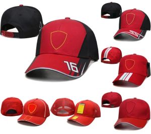 Vêtements Team Racing Cap 2023 Formule 1 Pilote Casquettes de baseball Motorsport Marque de mode Chapeau de soleil à bord incurvé pour hommes