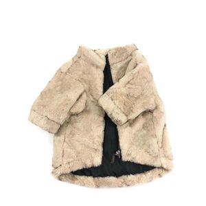 Vêtements d'hiver épaissir fourrure bouledogue manteaux ins mode flore motif animaux vestes cadeau de Noël pour Teddy Bichon survêtements Thx2509