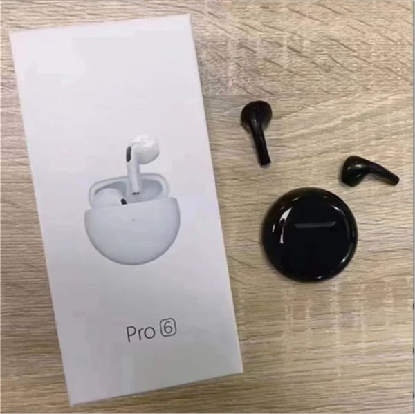 Écouteur sans fil Apple Air Pro 6 TWS Écouteur Bluetooth compatible 5.0 Casque étanche avec micro pour micro Xiaomi iPhone Pro6 Écouteurs
