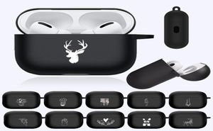 Apple aéroports Pro a2084 a2083 coque en caoutchouc de silicone souple Bluetooth casque sans fil coque bagage bag9630535