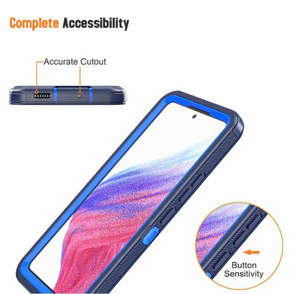 Études de téléphone Apple Defender pour Boost Celero 5G plus 2023 OnePlus Nord N300 N30 CE 3 Lite 3in1 Robot Hard dur Couvre antichocy