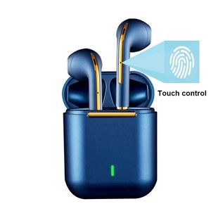 TWS casque écouteurs antichoc sans fil boîte de chargement Bluetooth Touch Control casque auriculaires manchette ecouteur écouteurs réduction du bruit J18 écouteur dans l'oreille