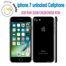 Apple iPhone 7 iPhone7 32 Go / 128 Go / 256 Go Rom Original 4,7 'ISP LCD 2GB RAM IOS A10 Quad Core NFC Empreinte NFC Téléphone 4G LTE Déverrouillé