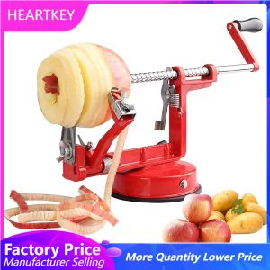 Apple Pear Planer Peeler Corer Handgekleed verstelbare Fruit Slicer Peeling Machine Spiralizer keukengadget gereedschap taart maken maken