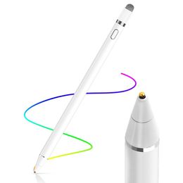 Stylets adaptés à la peinture sur iPad, stylo capacitif, crayon, stylo d'écriture manuscrite, stylo universel mobile Android, deux en un disponibles