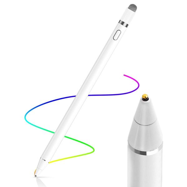 Stylets adaptés à la peinture sur iPad, stylo capacitif, crayon, stylo d'écriture manuscrite, stylo universel mobile Android, deux en un disponibles