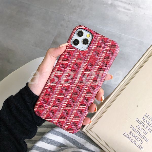 Étuis de téléphone Apple avec des lettres phonécases de concepteur violet rose coque en cuir étoile en cuir pour iPhone 15 14 Pro max 13 12 11 plus x / xs x