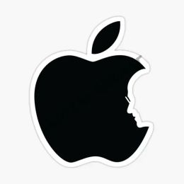Logo rétro de décalcomanie des années 80 pour ordinateur portable Apple pour fenêtres, voitures, camions, boîtes à outils, ordinateurs portables, MacBook