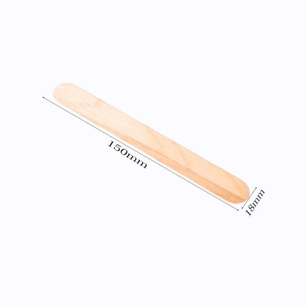 Appareils 100/50 Stick de cire en bois jetable Cire de cire de cire d'outil de cire Épilation de cheveux Crème Barre de beauté Body Body Beauty Touber Tongue Depresseur