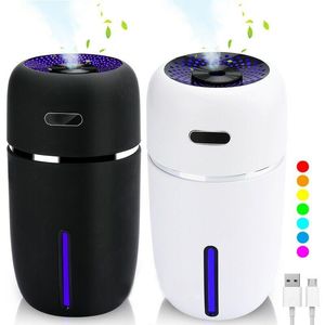 Apparaten 200ML Ultrasone Mini Luchtbevochtiger Voor Thuis Auto USB Mist Maker Fogger Met LED Nachtlampje Nieuwe Humidificador