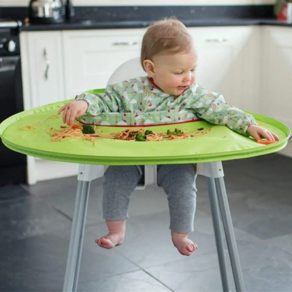 Appareils 3in1 Baby Bib Table Couvrette de chaise de salle à manger Robe de chaise de salle à manger imperméable Salive serviette burp tabor