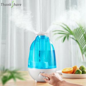 Apparaten 4000 ml ultrasone luchtbevochtiger dubbele sproeiers grote mist volume mist mist maker etherische olie diffuser voor thuiskantoor babykamer