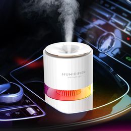 Apparaten 400 ml ultrasone luchtbevochtiger USB-geurverspreider met romantische LED-lamp voor thuisauto Mute Aromatherapie etherische olieverspreider