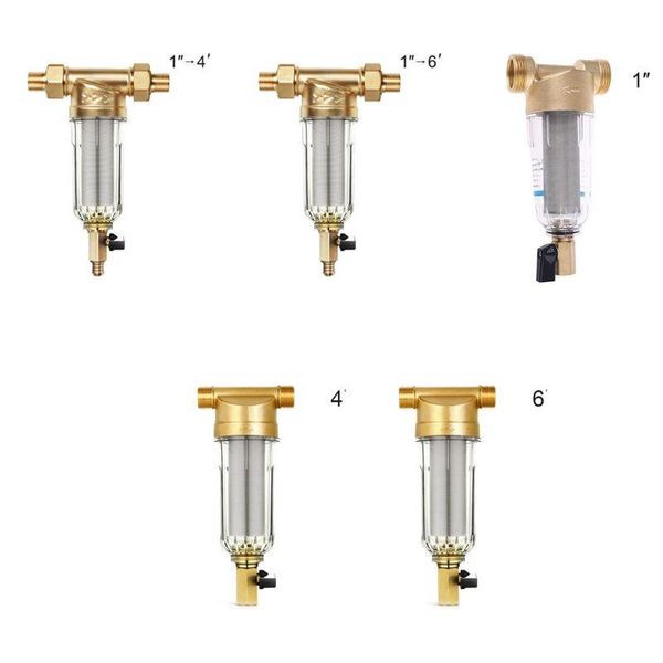 Appareils 517C Filtre à eau Purificateur avant Papin Papin d'eau Préfiltre Préfiltre Backchash Retour Route Rust Contaminant Sediment