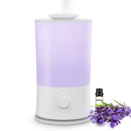 Aroare Humidificateurs pour chambre à coucher, grande pièce (réservoir d'eau de 2 l), brume fraîche, remplissage par le haut avec diffuseur d'huiles essentielles pour bébé et plantes