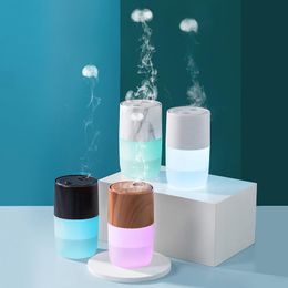 Appareils Humidificateurs d'aromathérapie Diffuseur d'arôme Diffuseur USB 360ML avec veilleuse colorée Humidificador Mini humidificateur d'air pour la maison