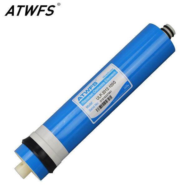 Aplicaciones ATWFS 100 GDP RO Membrana Purificador de agua Osmosis Membrana Inverso de membrana Sistema de ósmosis inversa Cartucho de filtro de agua de agua