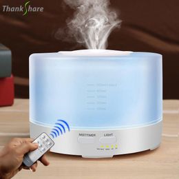 Appareils électriques Diffuseur d'arôme Humidificateur d'air Ultrasonique Cool Mist Maker Fogger Diffuseur d'huile essentielle pour le bureau à domicile 300ML 400ML 500M