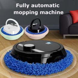 Appareils entièrement automatiques Intelligent Fwopping Robot Wet And Dry Floor Sweeper avec laveuse Eau de drainage automatique Mopping Hine