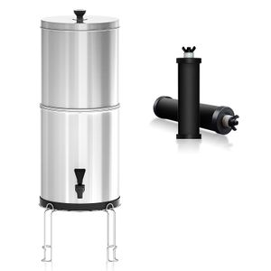 Appareils Gravity Water Filtre Système portable Mini Liquid Fuel Camping Poêle d'essence extérieur Brûères One-Piece Cooker Gas Stove