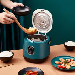 Appliances Mini Rice Cooker Multifunctionele Multifunctionele Single Electric Rice Cooker Nitaanvals Huishouden Kleine kookmachine Make Porridge Soup EU -plug