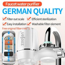 Appliances Mini Tap Water Filter Purifier Keukenkraan Wasbare keramische percolator Waterfilter Roest Bacteriën Verwijderingsvervangingsfilter